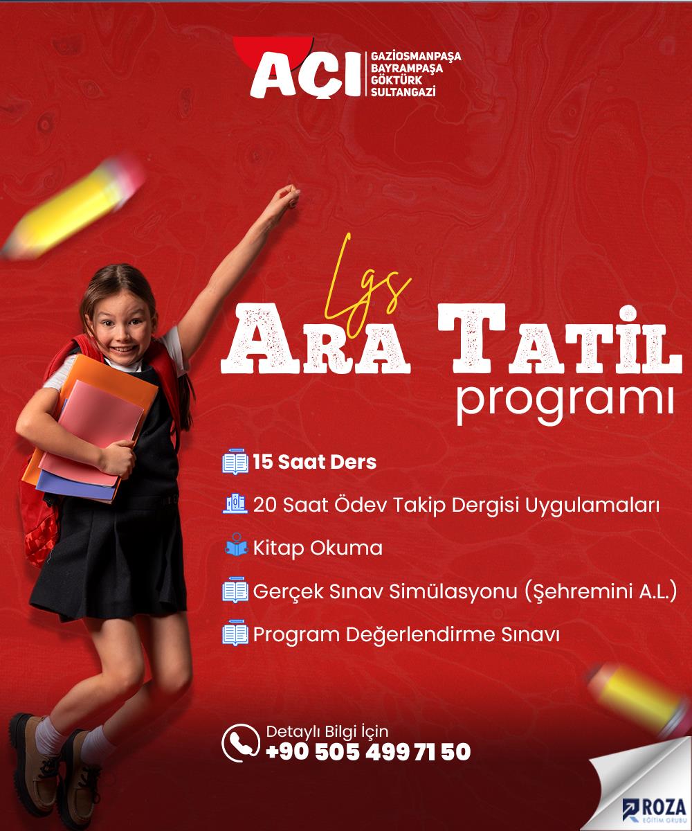 LGS Ara Tatil Mobil Banner 
