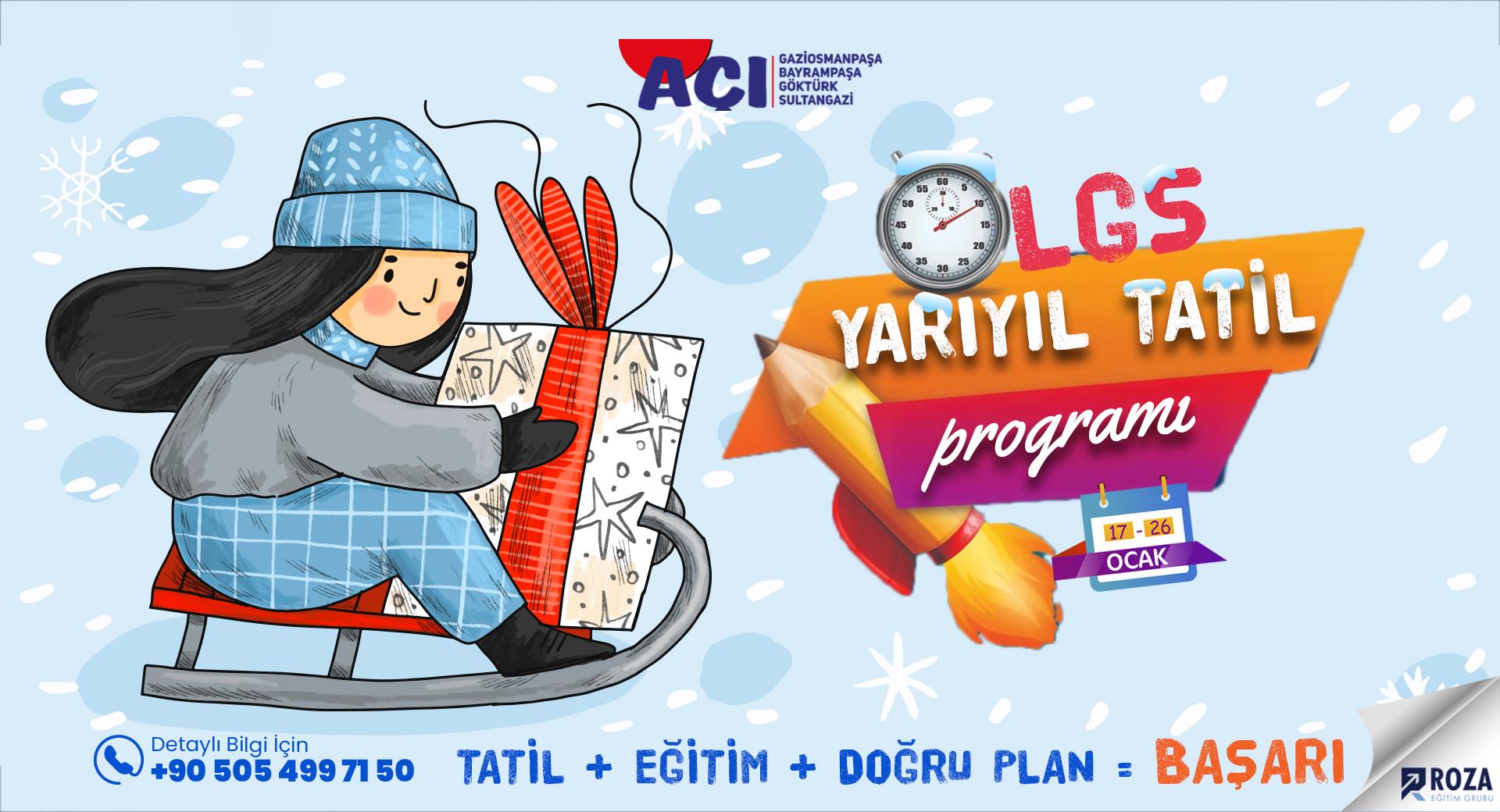 LGS Yarıyıl Tatili Banner 