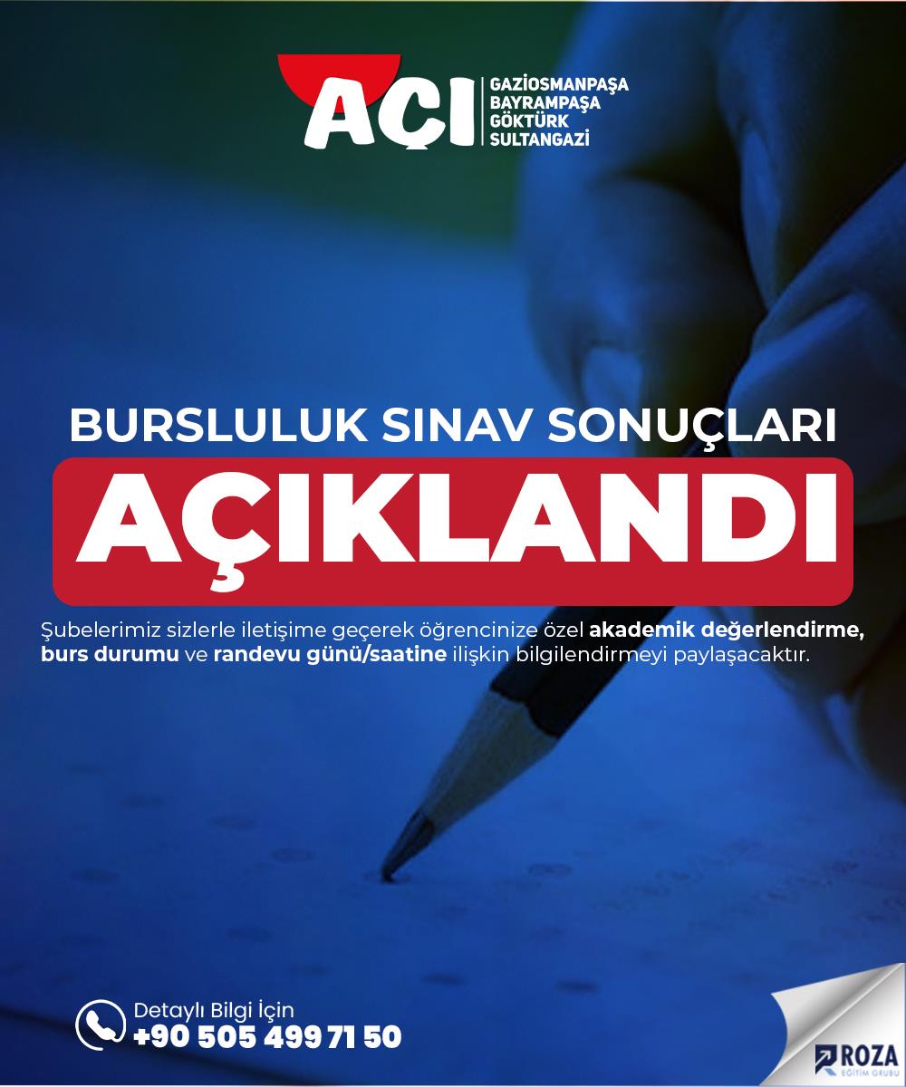 Açı Bursluluk Sonucu Mobil Banner 